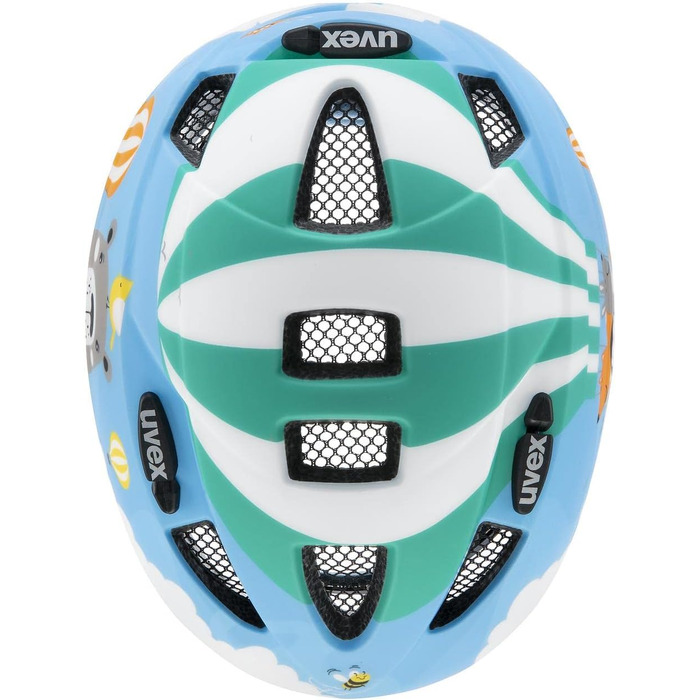 Дитячий велосипедний шолом uvex Kid 2 cc, легкий, розмір 46-52 см, регульований, з можливістю встановлення LED, матовий Ballon