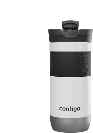 Термокружка Contigo Byron Snapseal 470 мл (сіль) - нержавіюча сталь, ізольована, герметична, для кави та напоїв на ходу, без BPA