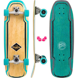 Лонгборд Mindless Surf Skate для дорослих, 9.5', чорний