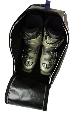 Преміум набір Ferocity для лиж: сумка для лиж, чохол для лижних черевиків, для лижних палиць, шолома з знімною сітчастою сумкою [053] (Len Tюрковий)