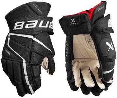 Хокейні рукавички Bauer Vapor 3X Pro Senior 14 дюймів, чорні/червоні/білі