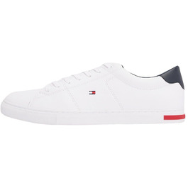 Чоловічі кеди Tommy Hilfiger Vulcanized Sneaker Essential білі, шкіряні деталі, розмір 42 EU
