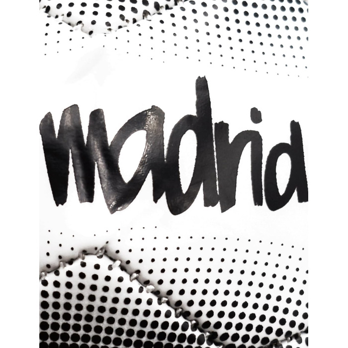 Футбольний м'яч Real Madrid R ROGER'S, білий/чорний, розмір 5