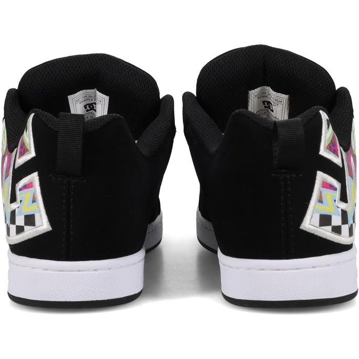 DC Shoes Court Graffik Low - жіночі кеди для скейтбордингу, біло-чорні (41 EU)