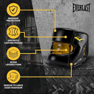 Боксерський шолом Everlast Elite RTL, захисний для тренувань