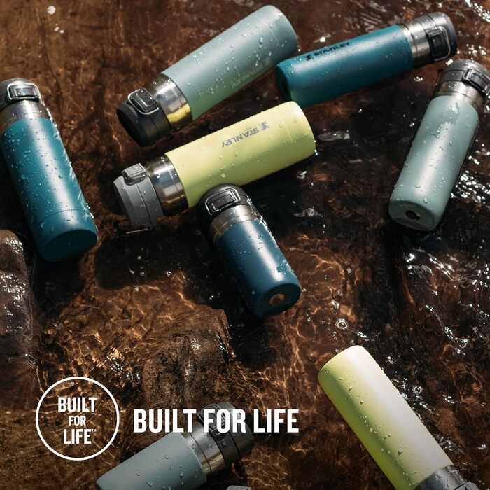 Термос-пляшка Stanley Quick Flip, нержавіюча сталь, 7+ годин холодна, BPA-free, герметична, для води, придатна для миття в посудомийній машині