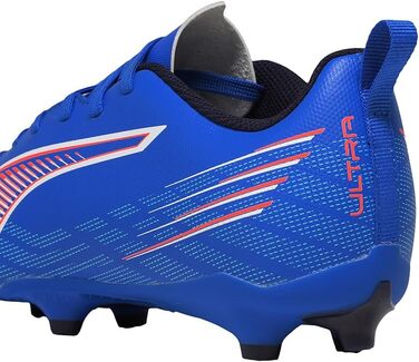 Дитячі футбольні бутси PUMA Ultra 6 Play FG/AG Jr - блакитно-біло-червоні (29 EU)