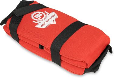 Захист гомілки DBX Bushido Sport Flexibler для тайського боксу, MMA та кікбоксингу, розмір M, червоний
