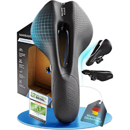 Велосипедне сідло BYVITA ErgoFoam+ - максимальний комфорт, ергономічне сідло для жінок та чоловіків (Mountainbike)