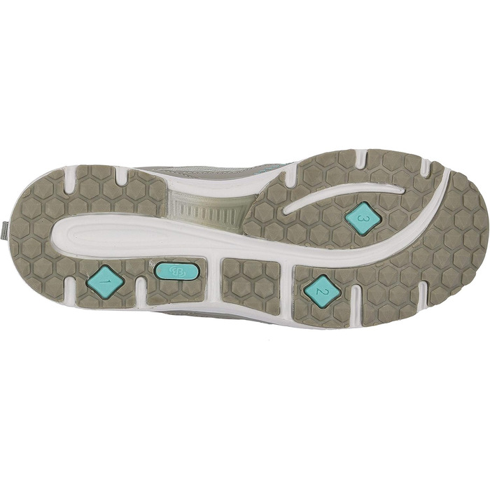 Жіночі фітнес-кеди Brütting Performance V сіро-бірюзові (38 EU)