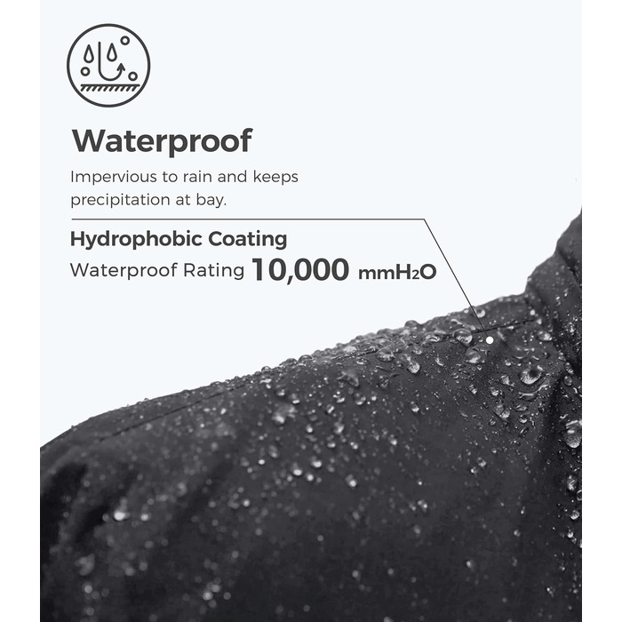 Куртка Wantdo Daen Berg для хайкінгу та туризму Outdoor, вітрозахисна, водонепроникна, з капюшоном, утеплена, XXL, фіолетовий