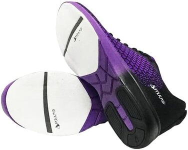 Жіночі кеди для боулінгу Pyramid Path Lite з сітчастою поверхнею, безшовні, 35 EU, чорний/фіолетовий