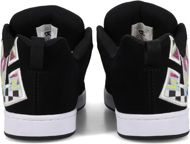 DC Shoes Court Graffik Low - жіночі кеди для скейтбордингу, біло-чорні (41 EU)