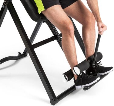 Інверсійний стіл Klarfit Ease Delux для спини, тренажер гравітації, до 136 кг, чорний або бежевий