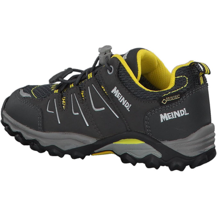 Дитячі трекінгові черевики Meindl Alon Junior GTX (32 EU, графітовий жовтий)
