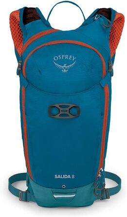 Велосипедний рюкзак Osprey Salida 8, синій Waterfront, для подорожей