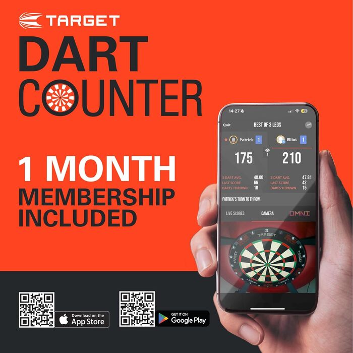 Дарти сталеві Target Darts Phil Taylor Power 8-Zero (80% вольфрам, 22/24/26г) + Swiss Point наконечники, Pro Grip шафти, No.6 пір'я