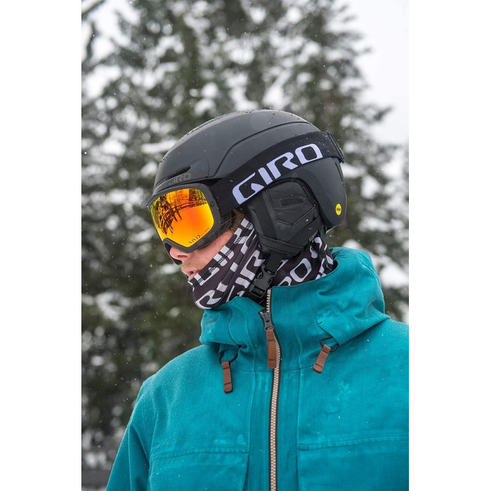 Лижний шолом Giro Neo Combo для чоловіків, матовий чорний, розмір M