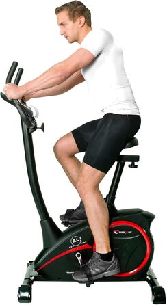 Велотренажер Christopeit Sport AL 2 Black Edition, 24 рівні, магнітна система 9 кг, LCD-дисплей, до 150 кг