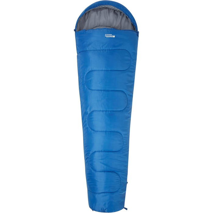 Спальний мішок Mountain Warehouse Basecamp 250 - для дорослих та дітей, блакитно-зелений