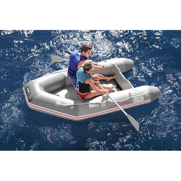 Надувний човен Bestway Hydro-Force Caspian Pro 280x152x42 см для 3 дорослих і 1 дитини, комплект для спорту