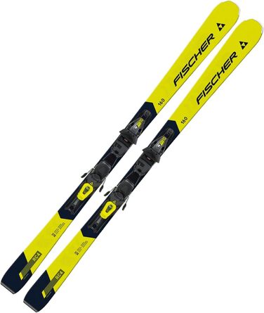 Льодоступи Fischer XTR RC4 RT 2024 - лижні для катання по всьому рельєфу, 145 см - комплект з кріпленнями RS10 PR Z3-10