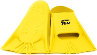 Ласти BornToSwim короткі силіконові для плавання, розмір 42-44, рожеві