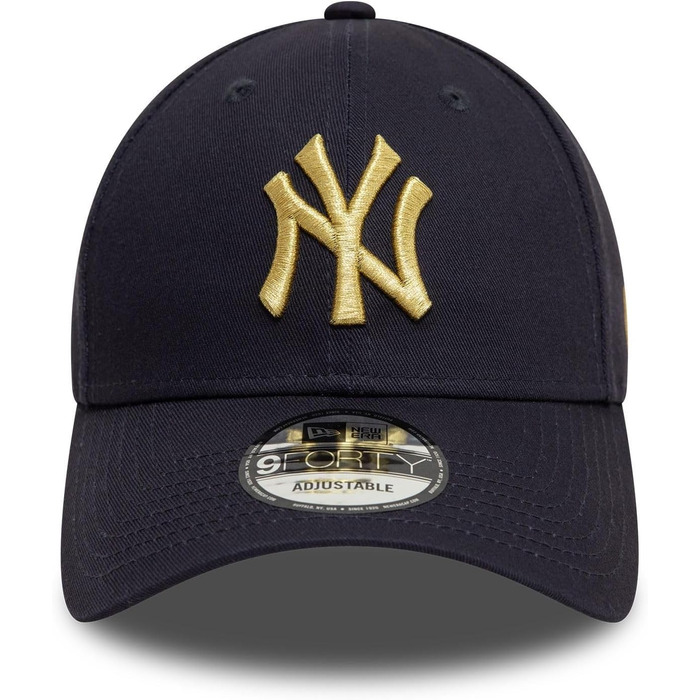 Кепка New Era Basecap 9Forty, регульована, з логотипом, кепка з вигнутим козирком, розмір універсальний (New York Yankees #37295)