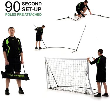 Портативні футбольні ворота Quick Play Sport 1.8x1.2 м