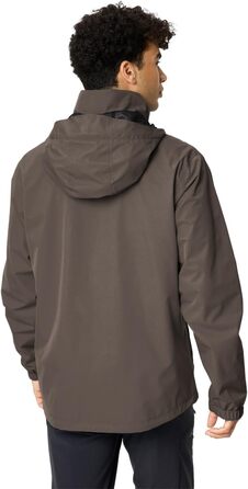 Чоловіча водонепроникна куртка VAUDE Escape light Jacket — вітрівка з мембраною, дихаюча, колір deer brown, розмір 4XL
