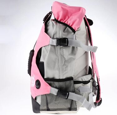 Рюкзак Harayaa для роликів та інлайнів, рожевий. Зручне рішення для зберігання