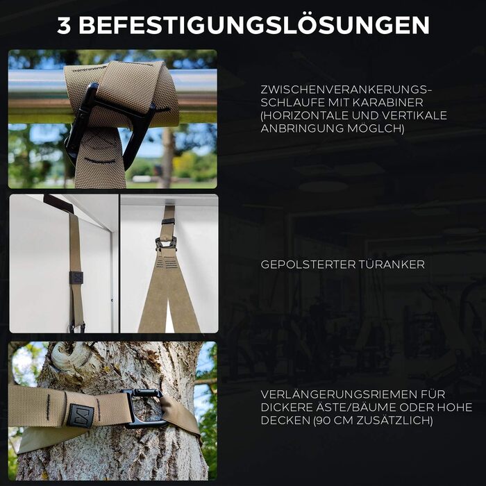 Слінг-тренажер Elite з комплектом кріплень (вкл. дверний анкер), преміум-якість для дому та в дорогу