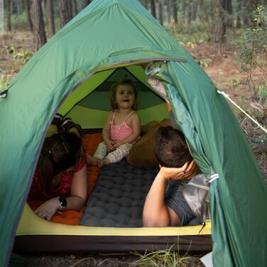 Naturehike Ultraleichte Isomatte: Надувний килимок для кемпінгу та подорожей, 6.5 см, сірий