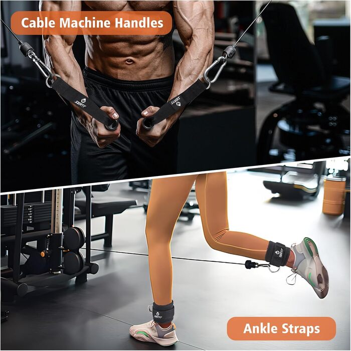 Адаптер для кабельної машини SERTT, насадка для LAT Pulldown, аксесуари для силових тренувань та домашнього спортзалу