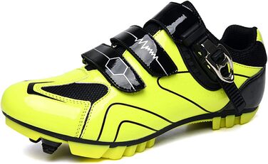 Велосипедні черевики Mountain для чоловіків та жінок, MTB, SPD, Mountainbike, з пряжкою, 39 EU, зелені