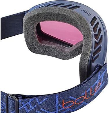 Лижна маска Bollé Freeze Medium, унісекс, чорна, сучасний дизайн