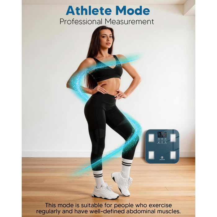 Ваги для тіла Arboleaf з USB зарядкою: аналіз жиру, м'язів, BMI та 14 показників. Цифрові ваги до 180 кг з LED-дисплеєм