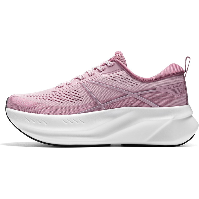 Жіночі кросівки Allswifit для бігу та фітнесу - рожеві, 40 EU, амортизація, нековзка підошва