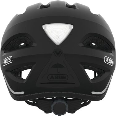 ABUS Pedelec 1.1 — міський велосипедний шолом з ліхтарем, чорний, M (52-57 см), для жінок і чоловіків