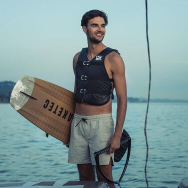 Жилет рятувальний MESLE Sportsman сірий для дорослих, 50N, універсальний для SUP, каное, вейкбордингу