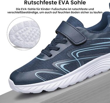 Дитячі кросівки Raoendis для хлопчиків та дівчаток: зручні, дихаючі, для занять спортом та активного відпочинку (26 EU, морська блакить)