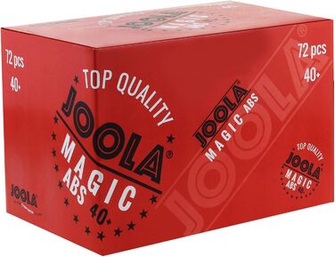 Joola Magic Abs 40+ тенісні м'ячі для настільного тенісу, помаранчеві, універсальний розмір, для дорослих, набір