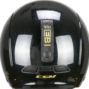 Шолом гірськолижний CGM EBI Unisex, чорний з перламутровим ефектом золото, розмір M (57-58 см)