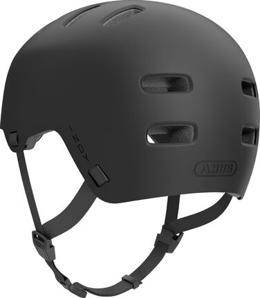 ABUS INDY Велошолом для MTB, скейтборду, слоупстайлу, з посиленою амортизацією, для підлітків і дорослих, розмір L, чорний