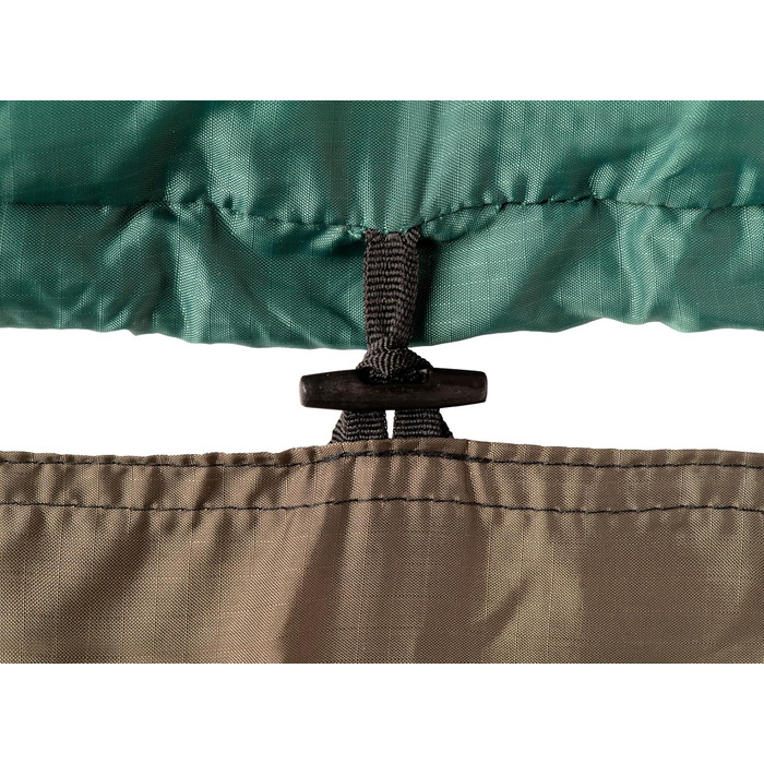 Гамак Amazonas Ultra-Light Silk Traveller Thermo 275x140 см, зелений, до 200 кг - надлегкий шовковий гамак для подорожей