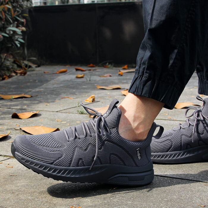 Жіночі кросівки Feethit: дихаючі, легкі, для бігу та фітнесу, outdoor, 42 EU, темно-сірий