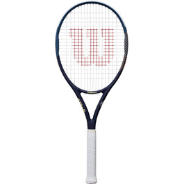 Тенісна ракетка Wilson Blade 101L V9 для дорослих, синьо-біла, розмір 4-1/8