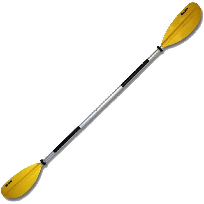 Алюмінієве двосекційне весло Sevylor K-compact, чорне/сіре/жовте, 230 см