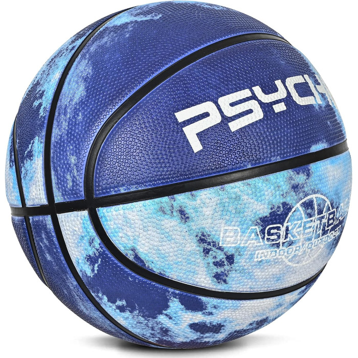 Баскетбольні м'ячі Wuzfully для дітей та дорослих, Indoor/Outdoor, блакитні