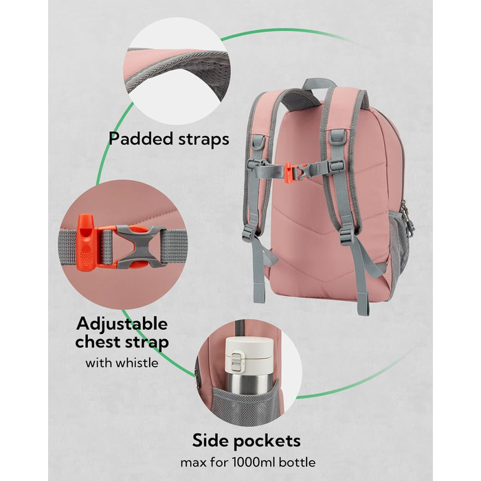 WATERFLY Рюкзак для походів 12 л – легкий спортивний рюкзак для туризму, подорожей, кемпінгу, велоспорту, знімний нагрудний ремінь, унісекс